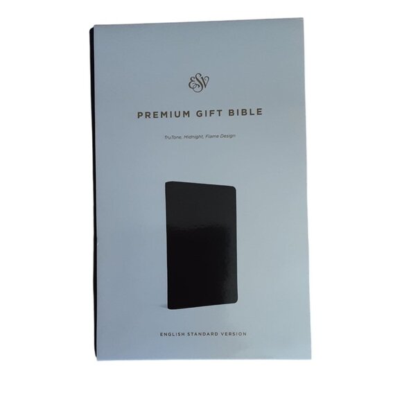 ESV Premium Gift Bible TruTone Midnight Flame Design English Standard Version - Picture 1 of 12